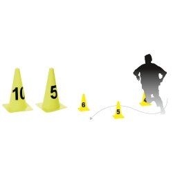 Plots 30 cm numérotés de 1 à 25 - Espace-Handball.com