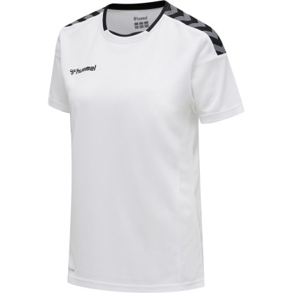 Maillot Handball Authentic Femme Hummel Blanc Noir espace