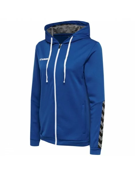 Veste à Capuche femme Authentic Poly Hummel Bleu roy