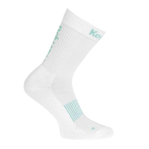 Chaussettes Logo Kempa Blanc/Turquoise