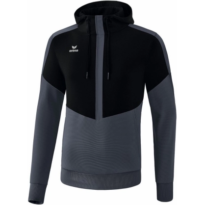 Sweat à capuche Squad Erima Noir - Espace-Handball.com