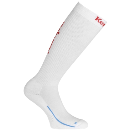 Chaussettes Hautes Kempa Blanc/Rouge - Espace-Handball.com