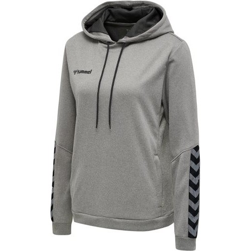 Sweat Hmlauthentic poly hoodie Femme Hummel | gris