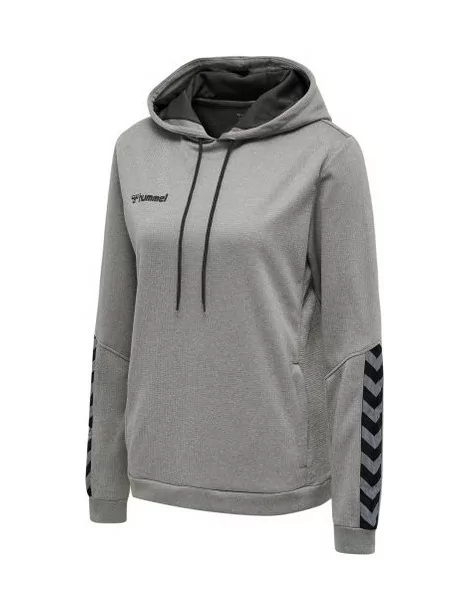 Sweat Hmlauthentic poly hoodie Femme Hummel | gris