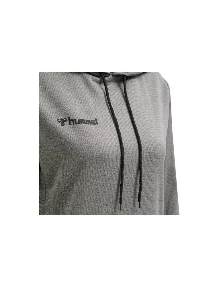 Sweat Hmlauthentic poly hoodie Femme Hummel | gris