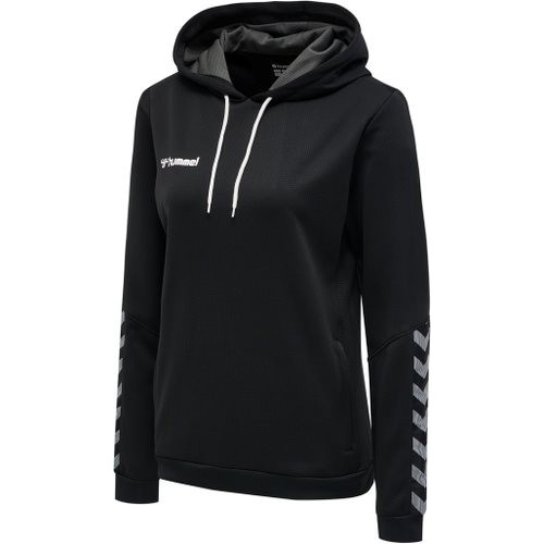 Sweat Hmlauthentic poly hoodie Femme Hummel | noir