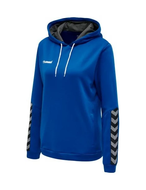 Sweat Hmlauthentic poly hoodie Femme Hummel | bleu