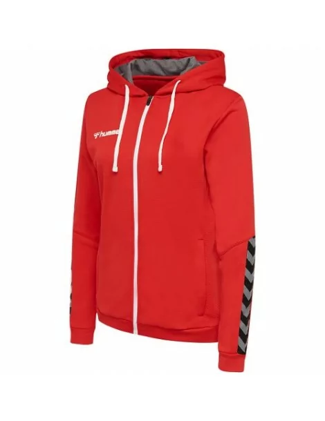 Veste Hmlauthentic hoodie Femme Hummel | rouge