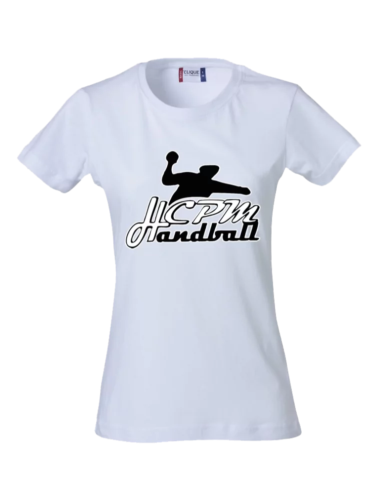 T-shirt HCPM Handball Femme blanc