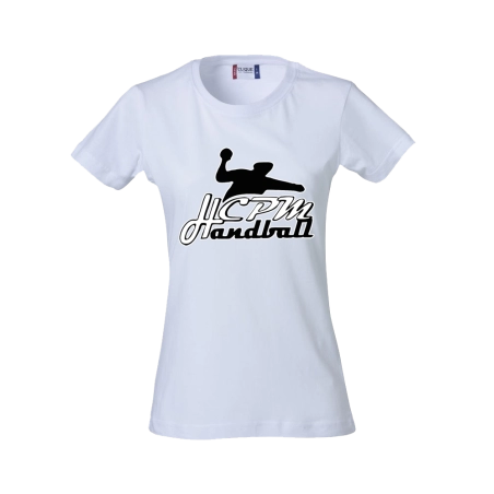 T-shirt HCPM Handball Femme blanc