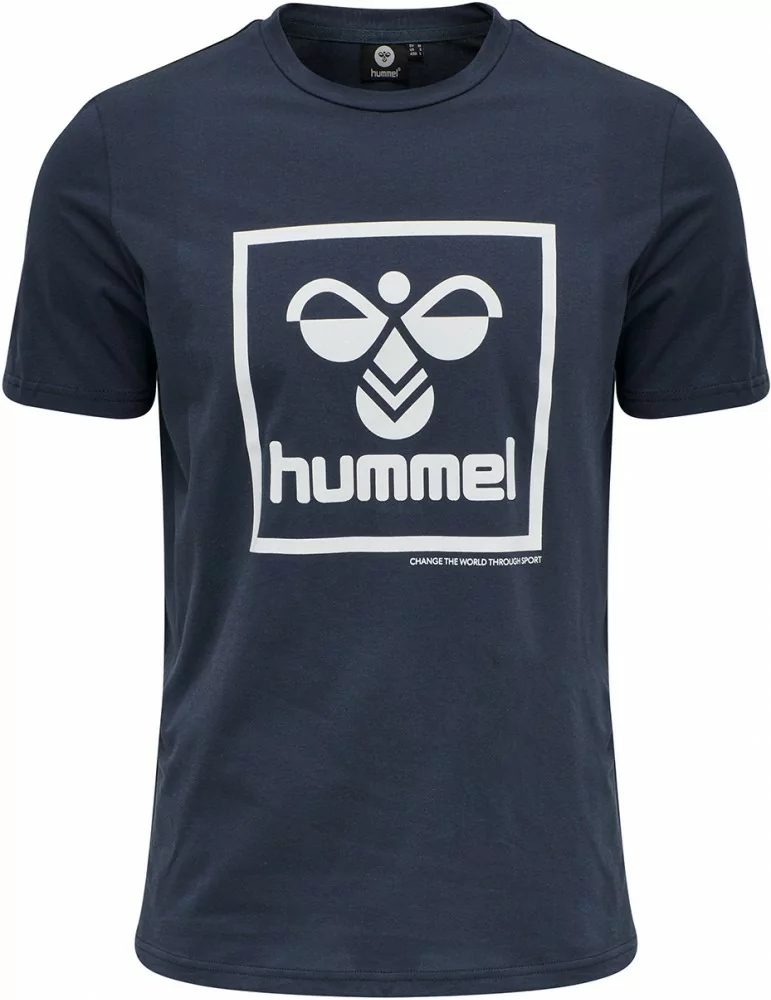 T-shirt Hmlisam Hummel | Marine/blanc