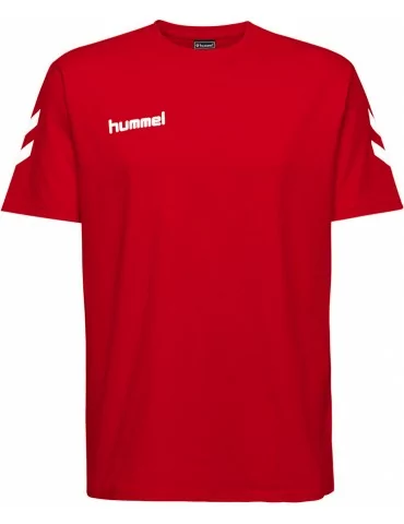 Tee-Shirt HMLGO Hummel Junior | Rouge| Le spécialiste handball espace-handball.com