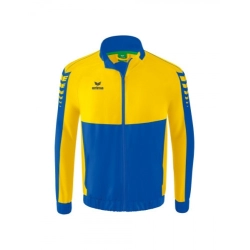 Veste Six Wings Erima Junior Bleue/Jaune - Espace-Handball.com