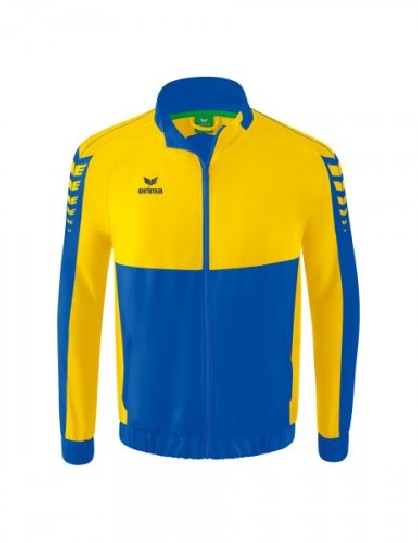 Veste Six Wings Erima Junior Bleue/Jaune - Espace-Handball.com