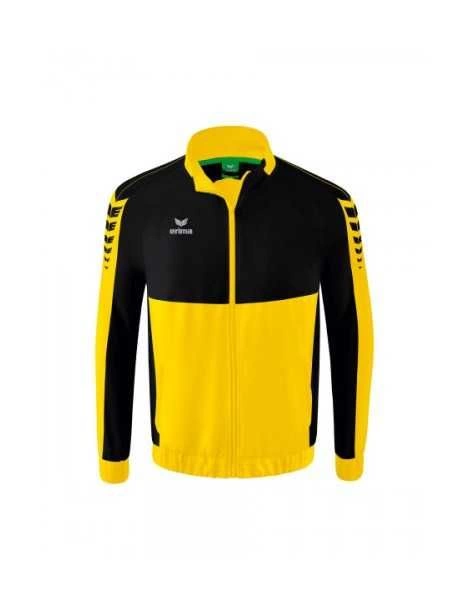 Veste Six Wings Erima Junior Jaune/Noir - Espace-Handball.com