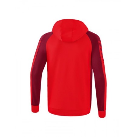 Veste Six Wings à Capuche Erima Junior Rouge/Bordeaux