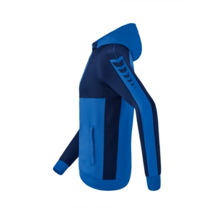 Veste Six Wings à Capuche Erima Junior Bleue - Espace-Handball.com