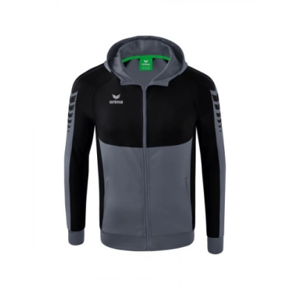Veste Six Wings à Capuche Erima Junior Grise - Espace-Handball.com