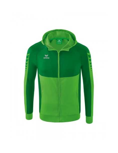 Veste Six Wings à Capuche Erima Junior Verte - Espace-Handball.com