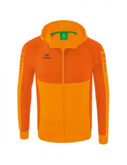 Veste Six Wings à Capuche Erima Junior Orange - Espace-Handball.com