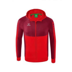 Veste Six Wings à Capuche Erima Rouge/Bordeaux - Espace-Handball.com
