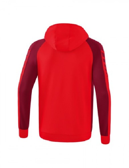 Veste Six Wings à Capuche Erima Rouge/Bordeaux