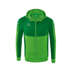 Veste Six Wings à Capuche Erima Verte - Espace-Handball.com