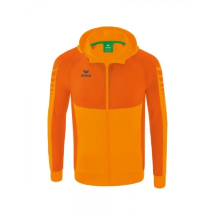 Veste Six Wings à Capuche Erima Orange - Espace-Handball.com