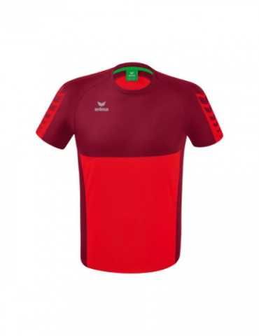 T-shirt Six Wings Erima Rouge/Bordeaux | Le spécialiste handball espace-handball.com