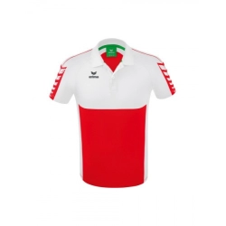 Polo Six Wings Erima Rouge/Blanc - Espace-Handball.com