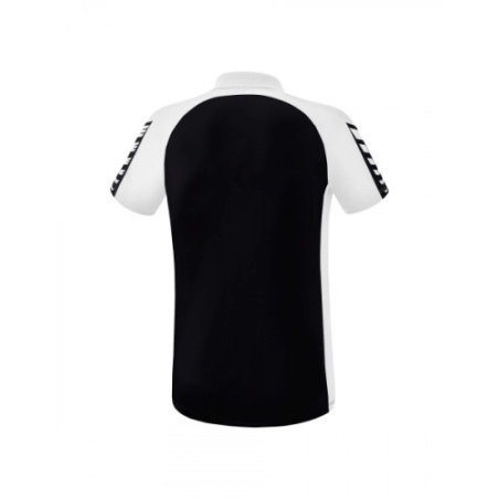 Polo Six Wings Erima Noir/Blanc