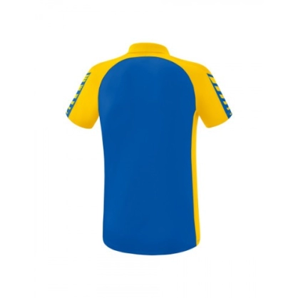 Polo Six Wings Erima Bleu/Jaune - Espace-Handball.com