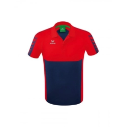 Polo Six Wings Erima Bleu/Rouge - Espace-Handball.com