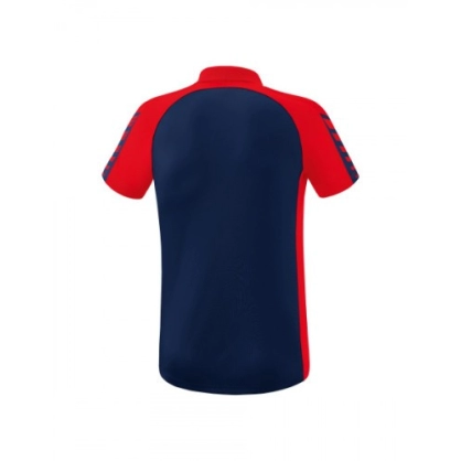 Polo Six Wings Erima Bleu/Rouge - Espace-Handball.com