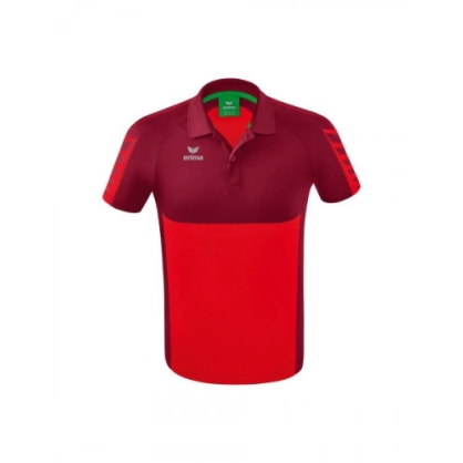Polo Six Wings Erima Rouge/Bordeaux - Espace-Handball.com