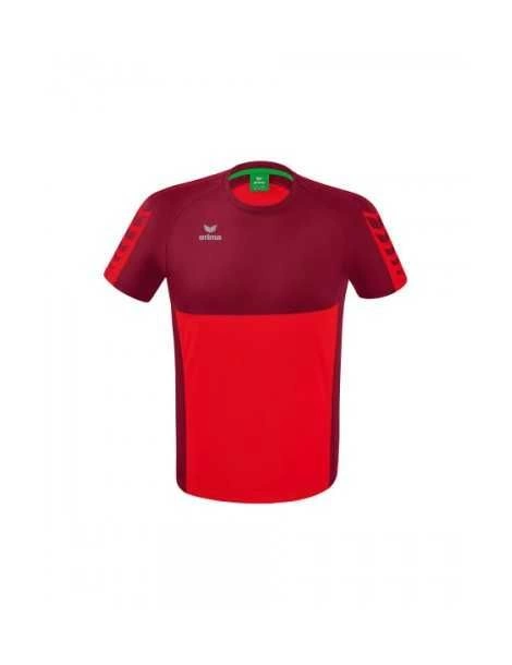T-shirt Six Wings Erima Junior Rouge/Bordeaux - Espace-Handball.com