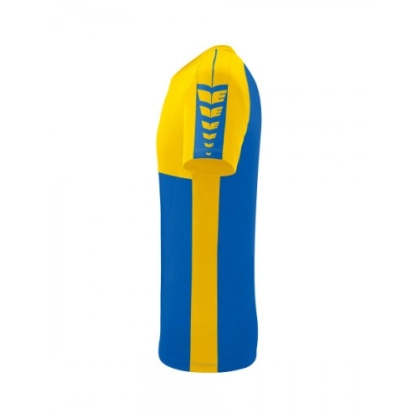 T-shirt Six Wings Erima Junior Bleu/Jaune - Espace-Handball.com