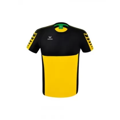 T-shirt Six Wings Erima Junior Jaune/Noir - Espace-Handball.com