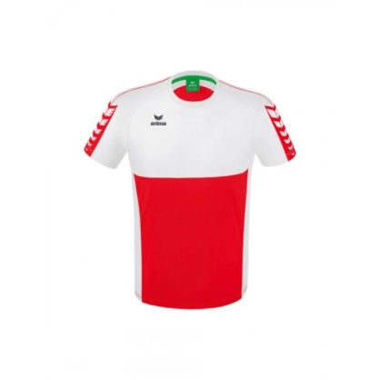 T-shirt Six Wings Erima Junior Rouge/Blanc - Espace-Handball.com