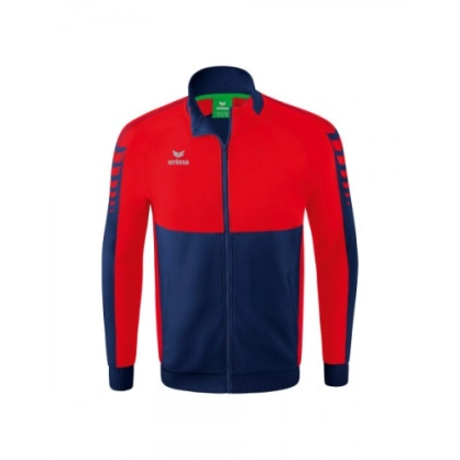 Veste Worker Six Wings Bleue/Rouge - Espace-Handball.com