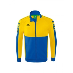 Veste Worker Six Wings Bleue/Jaune - Espace-Handball.com