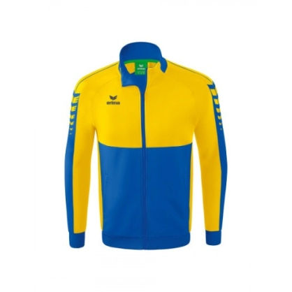 Veste Worker Six Wings Bleue/Jaune - Espace-Handball.com