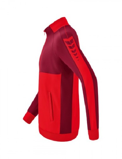 Veste Worker Six Wings Junior Rouge/Bordeaux - Espace-Handball.com