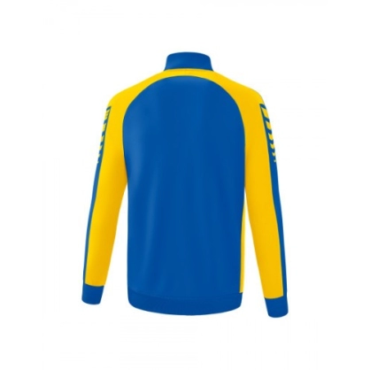 Veste Worker Six Wings Junior Bleue/Jaune - Espace-Handball.com
