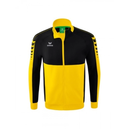 Veste Worker Six Wings Junior Jaune/Noir - Espace-Handball.com
