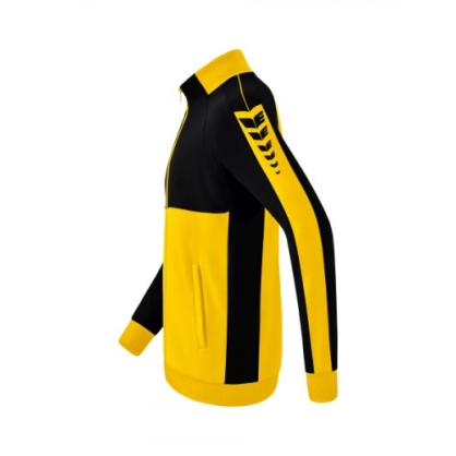 Veste Worker Six Wings Junior Jaune/Noir - Espace-Handball.com