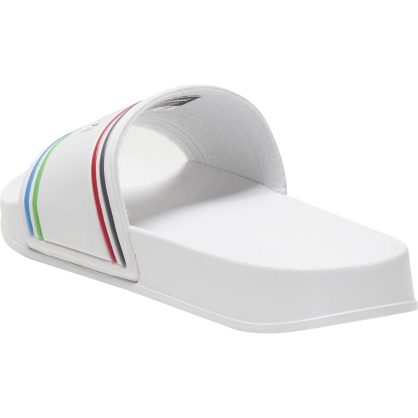 Claquettes Retro Hummel Blanches - Espace-Handball.com