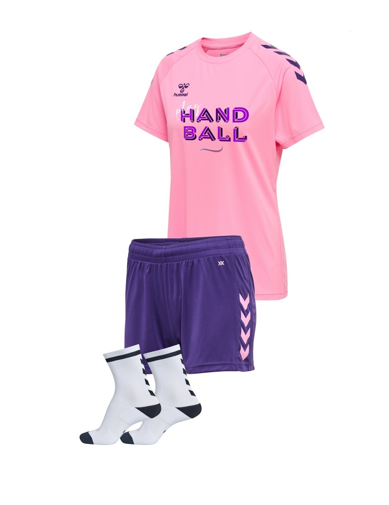 Kit Play Handball '23 Femme Hummel Violet | Le spécialiste handball espace-handball.com