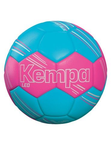 Lot de 5 Ballons Handball Leo Kempa bleu/rose