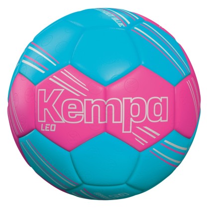 Lot de 5 Ballons Handball Leo Kempa bleu/rose